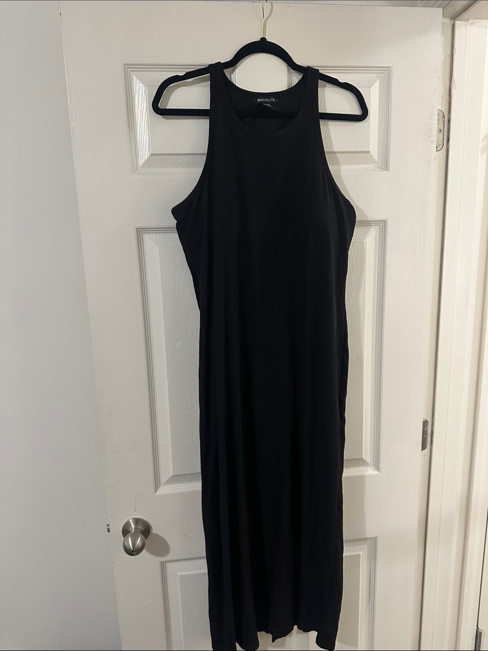 Sleeveless Black Maxi Dress